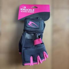 BODYMAKER KNuckle Gloves Women ブラック/ピンクのサムネイル