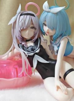 ブルアカ プラナ アロナ フィギュア ガレ ージキット 塗装済み ペアセット ブルアカ プラナ アロナ フィギュア ガレ ージキット 塗装済み ペア