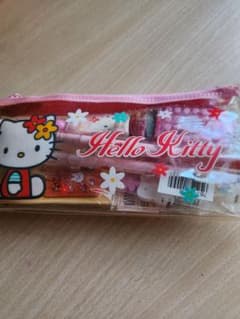 新品♬サンリオ…ハローキティ 文具ペンケースセット ピンク色 未使用