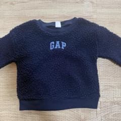 baby GAP ボア トレーナー ネイビー 18-24ヶ月 - 5