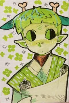 手描きオリジナルイラストのサムネイル