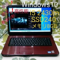 美品❗格安❗DELL N5050 i5 2430m /SSD240/メモリ8GBのサムネイル