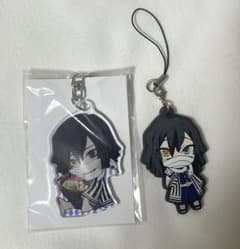 鬼滅の刃 伊黒小芭内 アクリルキーホルダー 第四弾 ラバーストラップ セット