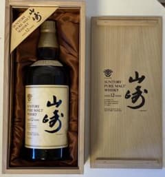 【未開栓】林様専用！サントリー山崎12年  木箱付750mlのサムネイル