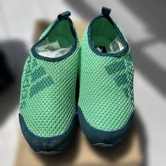 adidas 18㎝キッズマリンシューズ ミントグリーンのサムネイル