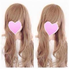 ネット♡人気♡マロンミルクティー♡ぱっつん♡ゆるカールウィッグ♡のサムネイル