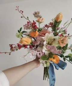 ✴︎結婚式✴︎ ✴︎前撮り✴︎ アーティシャルフラワーブーケ　ウェディングブーケのサムネイル