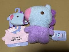 35 BTS BT21 단단한 봉제 인형 S 배낭 파커 MANG