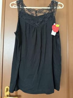 フランシュリッペ トップス タンクトップ レース FL5 ブラック 新品