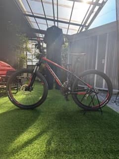 レッド ブラック マウンテンバイク ブレーキチェーンなし引き取り限定岡崎 GIANT マウンテンバイク ブラック レッド MTB 27.5 引き取り限定