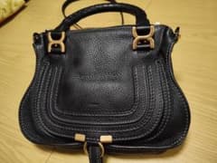 鑑定済み】Chloe marcie マーシーミニダブル キャリーバッグ - メルカリ