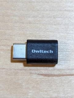 Owtech microマイクロUSBTYPEB→TYPEC変換器のサムネイル