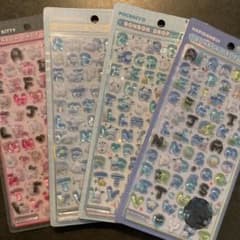 正規品　サンリオ ボンボンドロップシール 文字4種セットのサムネイル