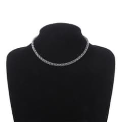 c87☆シルバー チェーン シンプル デザイン ネックレス 男女兼用 630