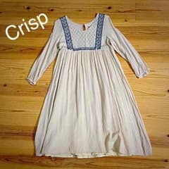 こまみんさま専用 Crisp レーヨン＆刺繍ワンピース 検》春 ナチュラルのサムネイル