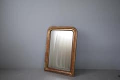 フランスアンティークルイフィリップ様式ミラー/ウォールミラー