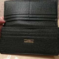 メンズ レザー 革 黒 長財布 カードケースのサムネイル
