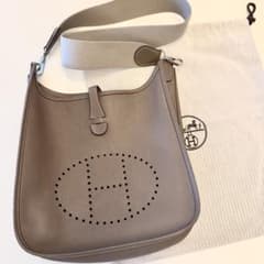 HERMES◇エルメス/エヴリン/エトゥープ/2PM シルバー金具 - メルカリ