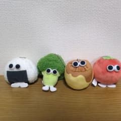 はだしふーず ボールチェーン付きぬいぐるみ 4種セット　マスコット