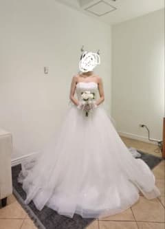 ウェディングドレス 結婚式 披露宴 前撮り NICOLE オフホワイト - メルカリ