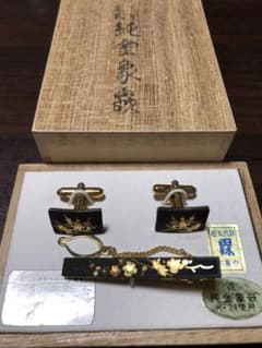 純金象嵌 タイピン、カフスのサムネイル