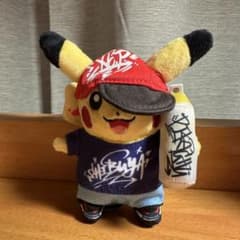 ポケモン ピカチュウ ぬいぐるみ 渋谷 ストリートスタイル タグ付き】ポケモンセンター渋谷限定 ストリートスタイル ピカチュウ