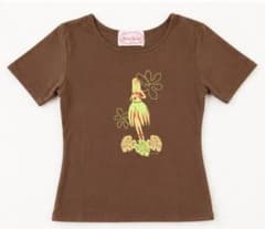 maikai フラガール プリント Tシャツ ブラウンのサムネイル