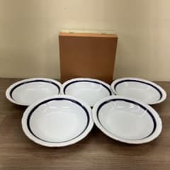 D-5 【昭和レトロ】TONO CHINA 深皿 5枚セット ビンテージ 陶器 - メルカリ