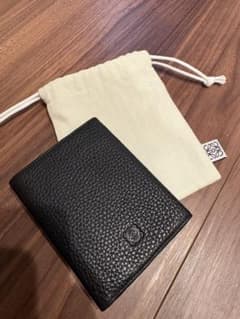 LOEWE ロエベ 二つ折り財布 ブラック レザー
