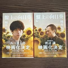 盤上の向日葵(上)と（下）のサムネイル