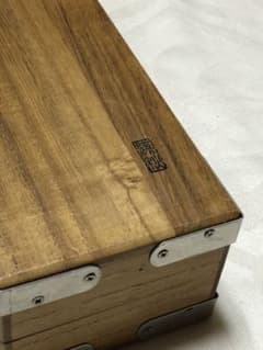 濤秋製　ヘラ竿箱（ケース）大　材質桐のサムネイル