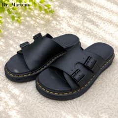 【専用商品】Dr. Martens ダブルストラップ サンダル ブラック Dr.Martens ブラック ダブルストラップ サンダル DAX 26 - メルカリ