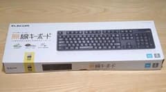 ELECOM TK-FDM106TBK 無線 キーボードのサムネイル