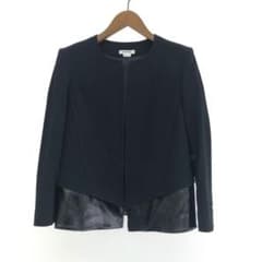 HELMUT LANG ノーカラージャケット ブラックのサムネイル