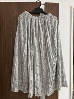 le.coeur blanc グレー ロングスカート サイズ36のサムネイル