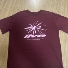 グラフィックプリント Tシャツ バーガンディのサムネイル