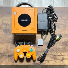 ニンテンドー ゲームキューブ GAMECUBE 本体 オレンジ 動作品 ⑦