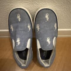 POLO RALPH LAUREN キッズ スリッポン ブルー　17㎝のサムネイル