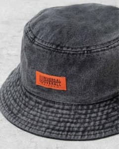universal overall バケットハット　デニム生地　ヴィンテージ加工のサムネイル