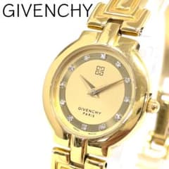 稼働/新品電池 GIVENCHY バングル 12Pダイヤ 2針 レディース 時計
