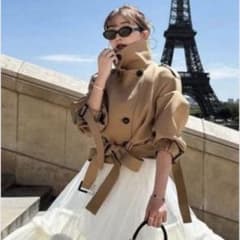 sheller✯2way short trench coat - メルカリ