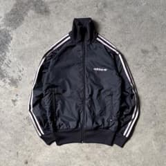 00s adidas 트럭 재킷 저지 유럽 블랙 핑크