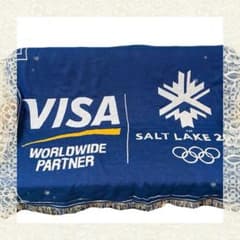 USA製　VISA ソルトレーク　オリンピック ラグ　 110×138 USA製 VISA ソルトレーク オリンピック ラグ 110×138 - メルカリ