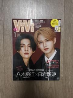 ViVi 2024年1月号 特別版 八木勇征 白岩瑠姫のサムネイル