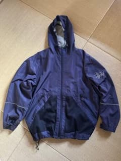 希少　Stussy ナイロンジャケット ネイビー Lのサムネイル