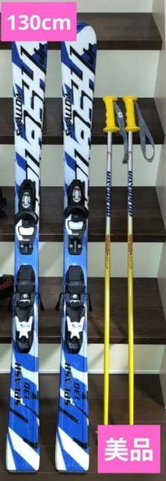 Swallow スキー板 ビンディング ストック セット 130cm - メルカリ