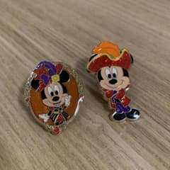ミッキー　ミニー　ピンバッジのサムネイル