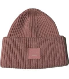 Acne Studios ニット帽 ビーニー ピンク　三越伊勢丹購入タグのサムネイル