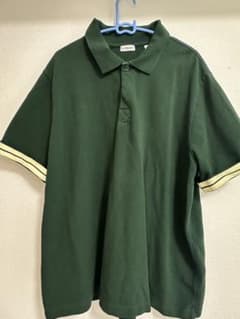 BURBERRY バーバリー ポロシャツ グリーン XXXL 袖ライン 正規品のサムネイル