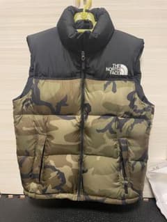 THE NORTH FACE カモフラージュ ダウンベスト Lサイズのサムネイル